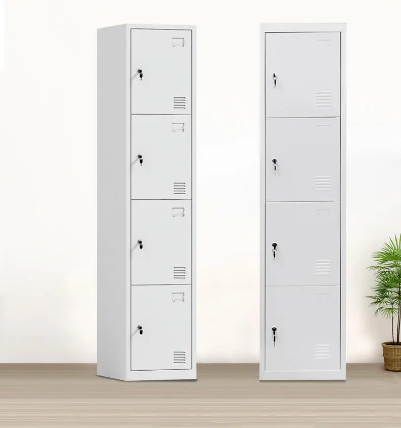 Tủ locker 4 ngăn sắt chắc chắn cho sử dụng lâu dài