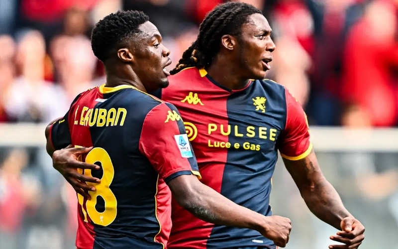 Genoa thăng hoa với lối chơi tấn công tổng lực hiệu quả