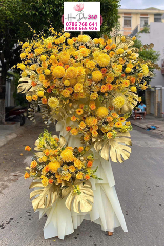 hoa khai trương cửa hàng