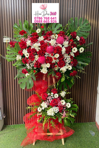 hoa khai trương cửa hàng