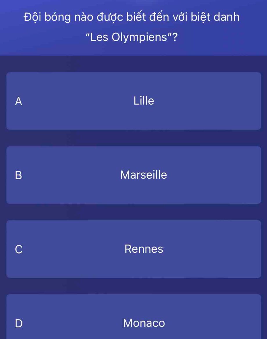 Olympique de Marseille - đội bóng mang biệt danh Les Olympiens tại Ligue 1